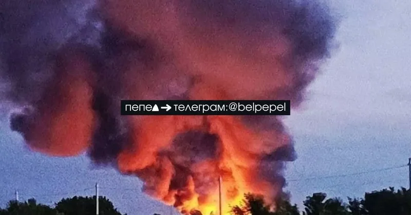 ASTRA: Под Шебекино после удара БПЛА горит склад с горючими материалами ФОТО