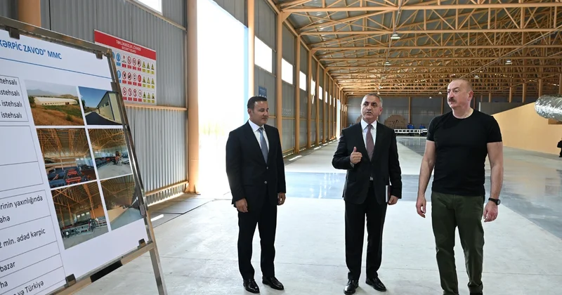Xocalı kərpic zavodunun açılışı olub