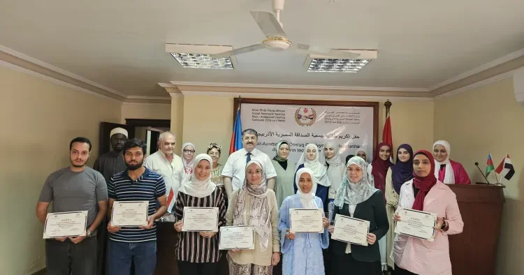 Misirdə Azərbaycan dilini öyrənən tələbələrə diplomlar təqdim olundu FOTO