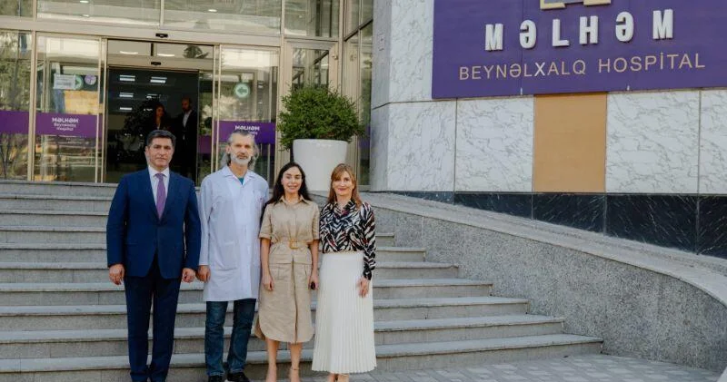 Heydər Əliyev Fondunun vitse prezidenti Leyla Əliyeva “Məlhəm Hospital”ı ziyarət edib FOTO