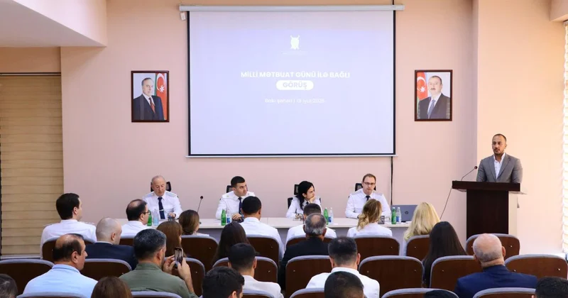 Baş Prokurorluqda Milli Mətbuat Günü münasibətilə media nümayəndələri ilə görüş keçirilib FOTO