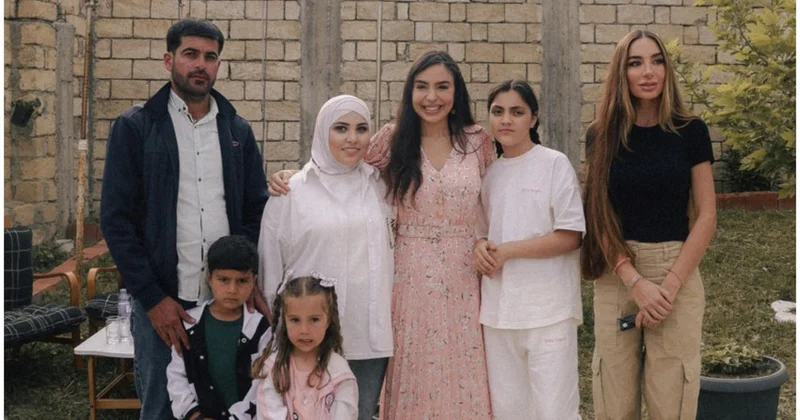 Leyla və Arzu Əliyevalar Xızıda arıçı ailəsi ilə görüşdü FOTO