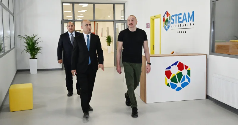 Prezident Ağdamda açılışlar etdi (YENİLƏNİB)