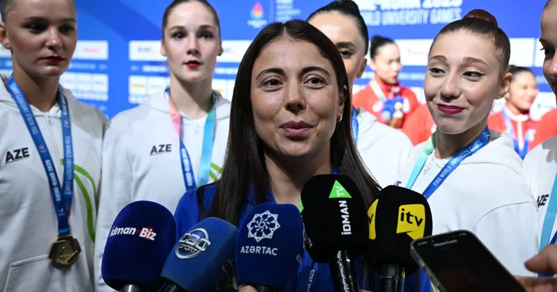 Elnarə Hüseynova: lk dəfə çıxış etdiyimiz yarışda qızıl medal qazandıq