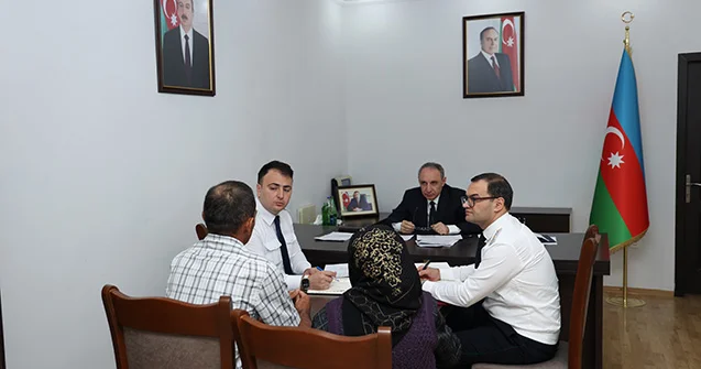 Baş prokuror Zaqatalada vətəndaşları qəbul etdi Fotolar