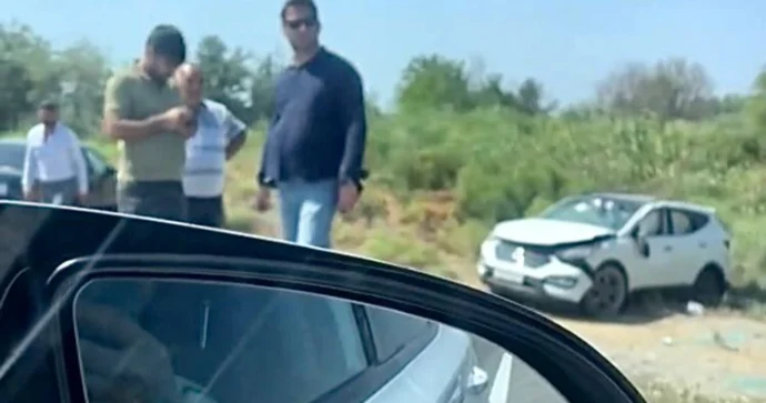 Bakı Ələt yolunda idarəetmədən çıxan “Hyundai” dərəyə düşdü VİDEO