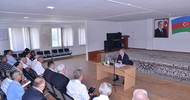 Süleyman Mikayılov səyyar görüş keçirdi Fotolar