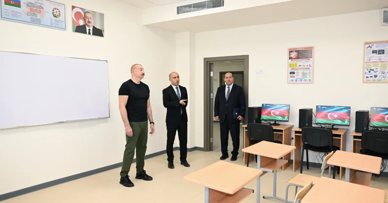 Ağdam şəhər 1 nömrəli tam orta məktəbin binasının açılışı olub