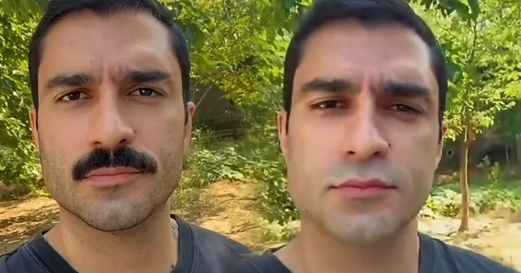 Çəkilişlər bitən kimi görünüşünü dəyişdi Video