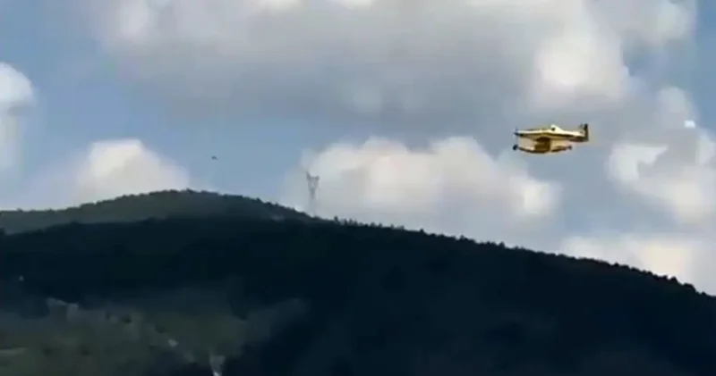 Yüksək temperatur Türkiyədə meşə yanğınlarına səbəb oldu FOTO