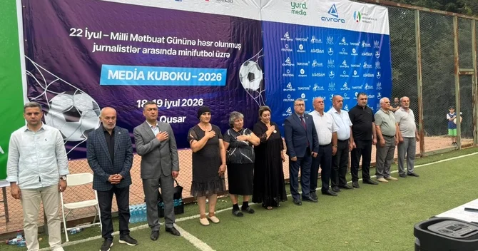 Qusarda Media Kuboku 2026 minifutbol turniri start götürüb