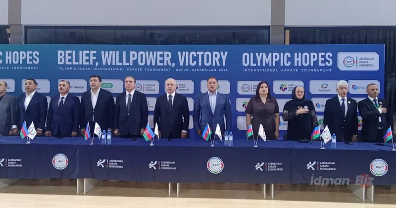 “Olimpiya Ümidləri” beynəlxalq karate turnirinin açılış mərasimi keçirilib FOTO/VİDEO