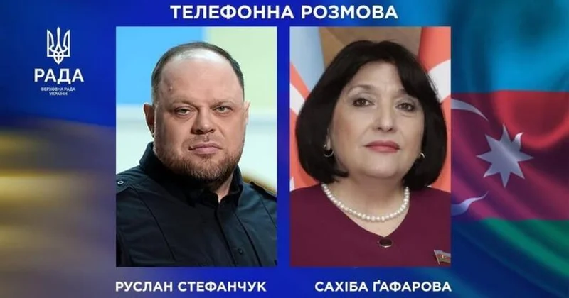 Ukrayna Ali Radasının sədri azərbaycanlı həmkarı ilə telefon danışığı apardı