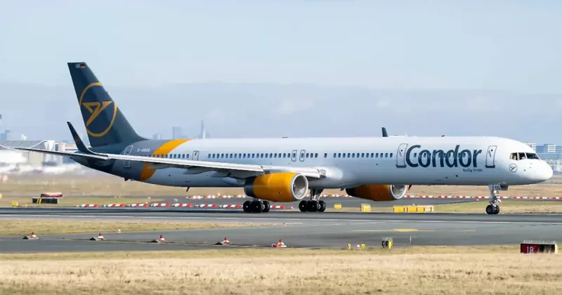 Самолет Boeing 757 загорелся сразу после взлета Видео