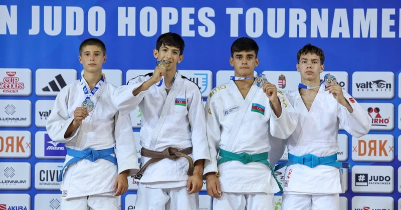 Avropa Cüdo Ümidlərində 4 medal FOTO