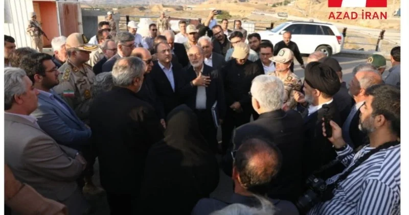 İran rəsmiləri Azərbaycanla sərhədə gəldi