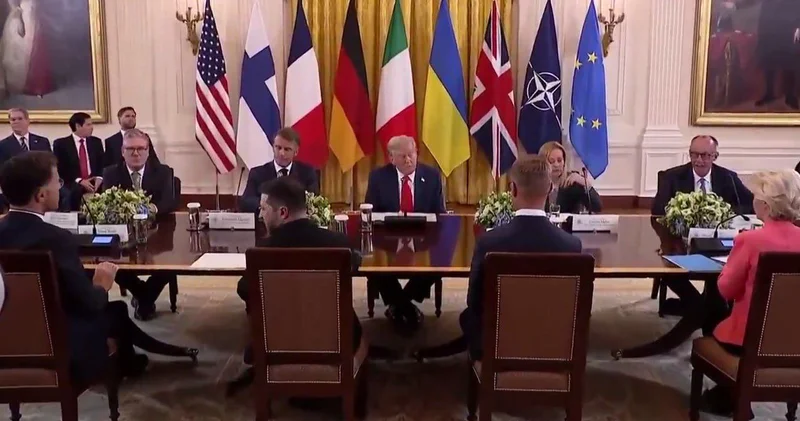 Прекрасные страны . Трамп при лидерах Запада упомянул про Азербайджан и Армению Minval Politika