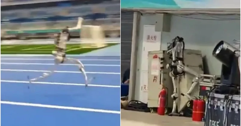 Çin şirkətinin robotu Useyn Boltun rekordunu keçdi VİDEO