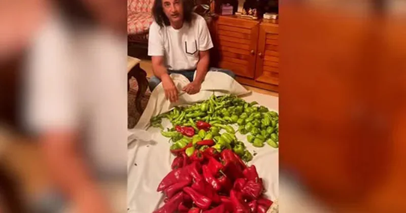 Qış tədarükü gördüyü anları paylaşdı Video