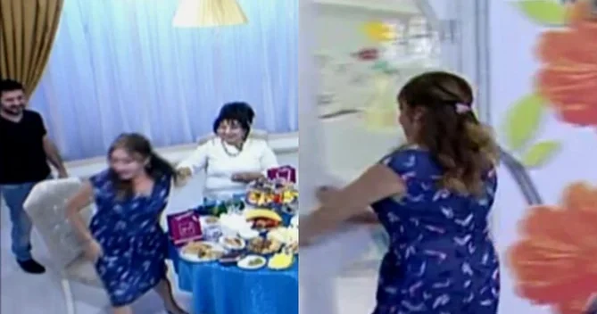 Davay eee Əməkdar artist aparıcı ilə dalaşıb efirdən getdi VİDEO