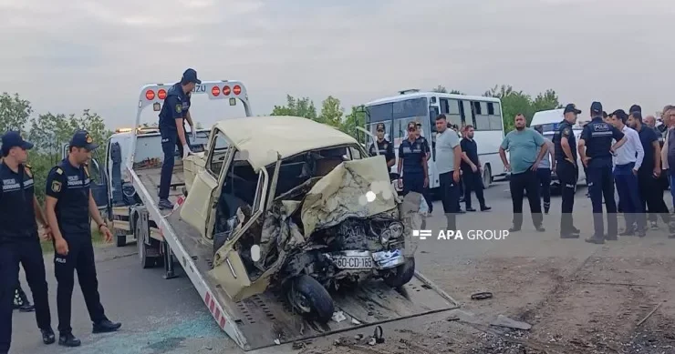 Şəmkirdə 5 nəfərin öldüyü qəzanın VİDEOSU YENİLƏNİB