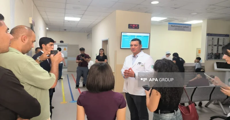 Азербайджанские журналисты посетили Национальный детский медцентр в Ташкенте