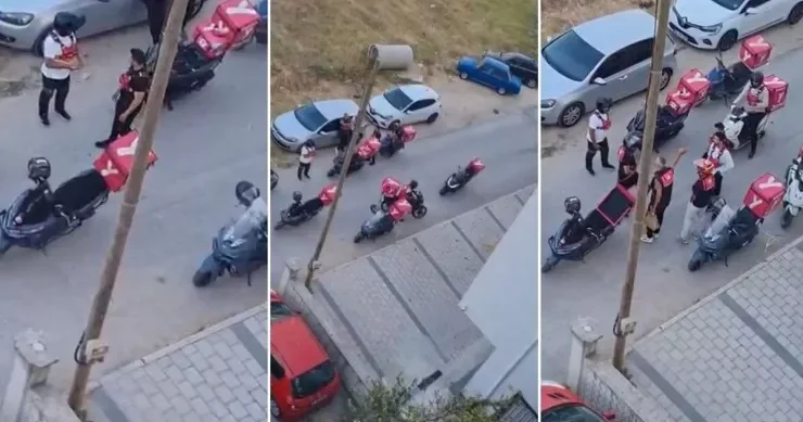 Ev sahibinin xəbəri yoxdu, amma 15 sifariş birdən gəldi Kuryelər şoka düşdü