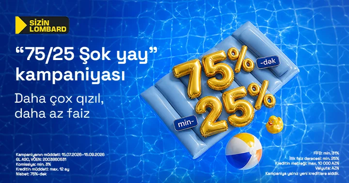 “75/25 Şok yay” kampaniyası davam edir