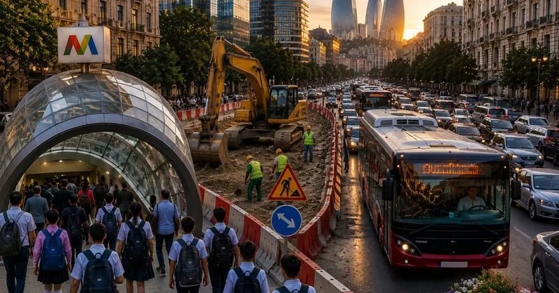 Metroda təmir, küçələrdə sıxlıq: Bakı sentyabra necə hazırlaşır?
