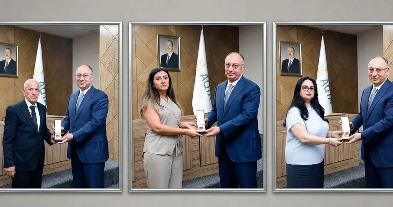 AQTA əməkdaşlarına medallar təqdim edildi