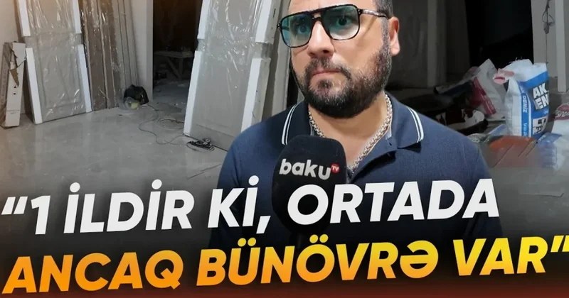 Tikinti şirkəti vətəndaşların başına oyun açıb? VİDEO