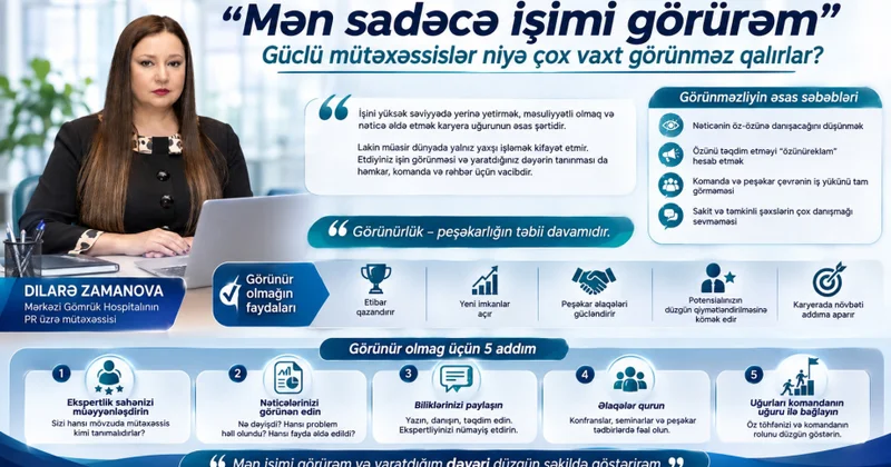 ® “Mən sadəcə işimi görürəm”: PR mütəxəssislər niyə çox vaxt görünməz qalırlar?