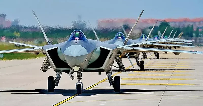 ВВС США захотели получить дроны мишени для имитации китайских стелс истребителей J 20