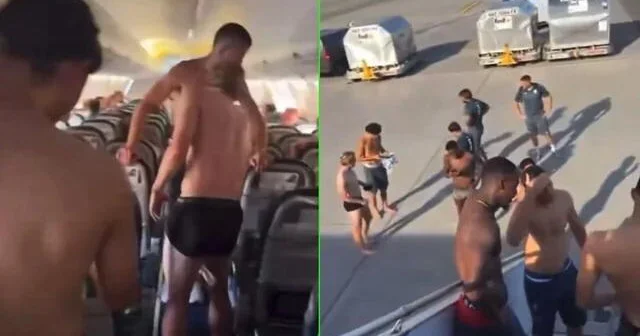 Футболистам "Монако" пришлось лететь голыми в самолете ВИДЕО