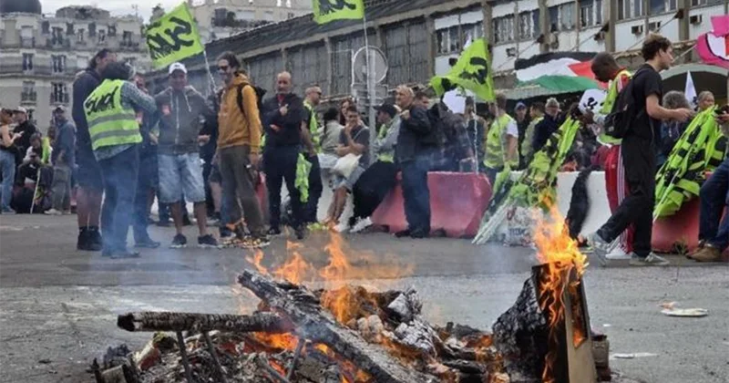 Parisdəki etirazlarda 800 dən çox həbs edilən var