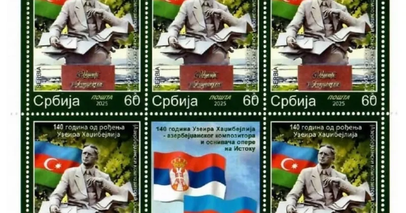 В Сербии выпущены почтовые марки, посвященные Узеиру Гаджибейли