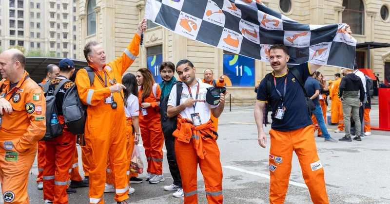 Marşallar Formula 1 Azərbaycan Qran Prisi 2025 də artıq iş başındadır FOTO