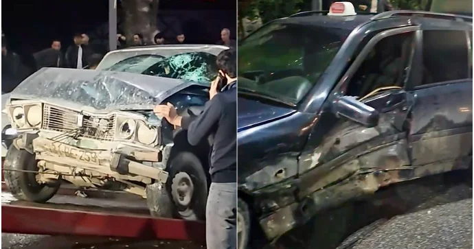 İsmayıllıda qəza: “Mercedes”lə toqquşan “VAZ” yararsız hala düşdü VİDEO