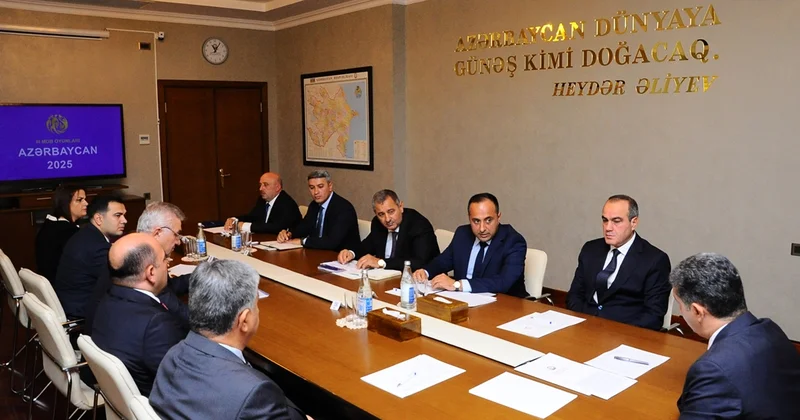 Naftalanda III MDB Oyunları ilə bağlı görüş keçirilib FOTOLAR