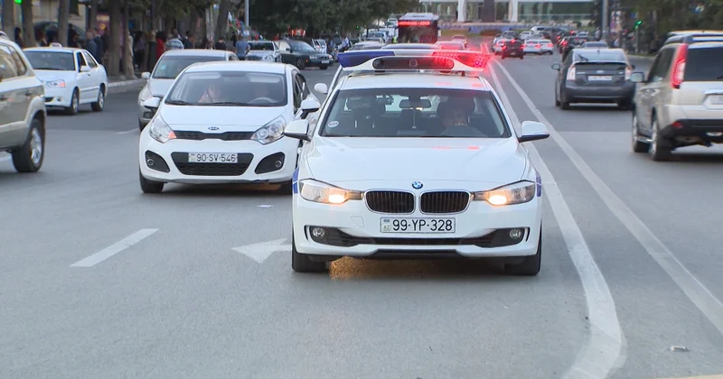Bakıda yol polisi gücləndirilmiş rejimdə çalışır
