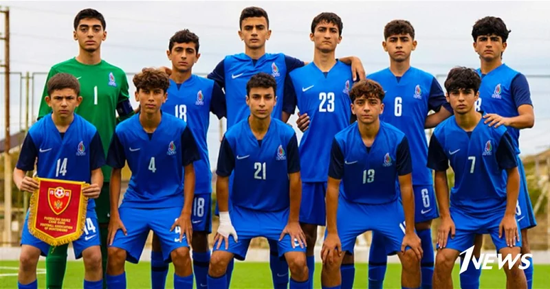 Сборная Азербайджана U 15 одержала победу над Монтенегро