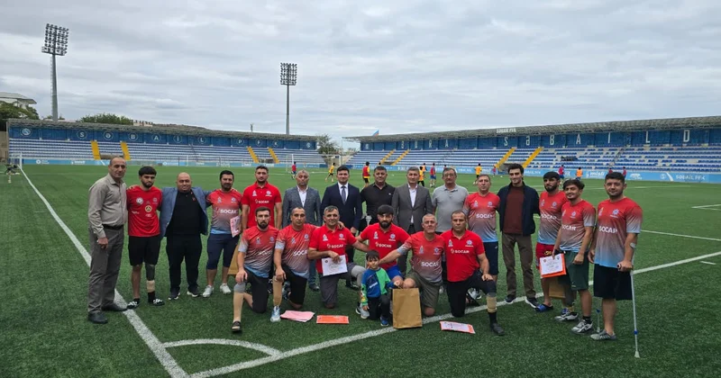 İctimai Birliyin üzvləri Amputant Futbol Komandası ilə görüşüb