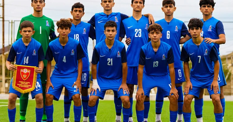 Azərbaycanın U 15 yığması Monteneqroya qalib gəlib