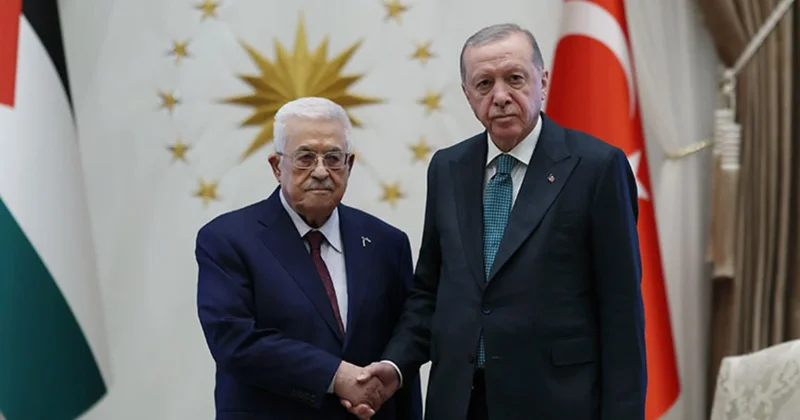 Türkiyə Prezidenti Rəcəb Tayyib Ərdoğan Fələstin lideri Mahmud Abbasla görüşdü