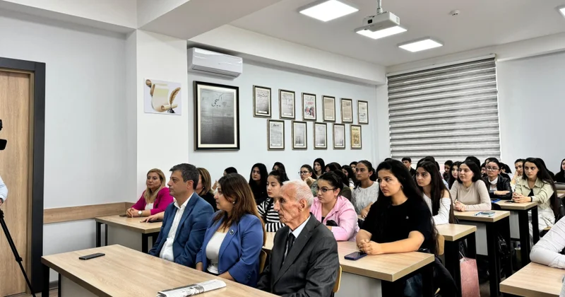BDU nun Jurnalistika fakültəsində Üzeyir Hacıbəylinin 140 illiyinə həsr olunmuş tədbir keçirilib