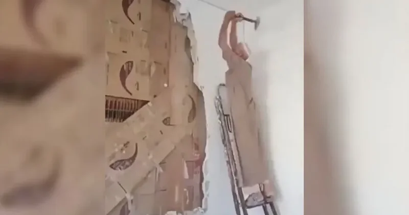 Suriyalı alimin 15 illik sirri: Divarın arxasında nə gizlədilmişdi? VİDEO