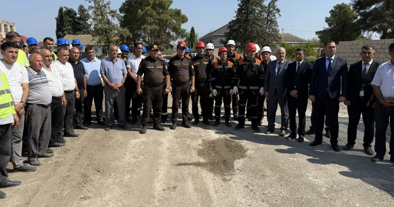 İmişlidə mülki müdafiə qüvvələrinin hazırlıq vəziyyəti yoxlanıldı FOTO