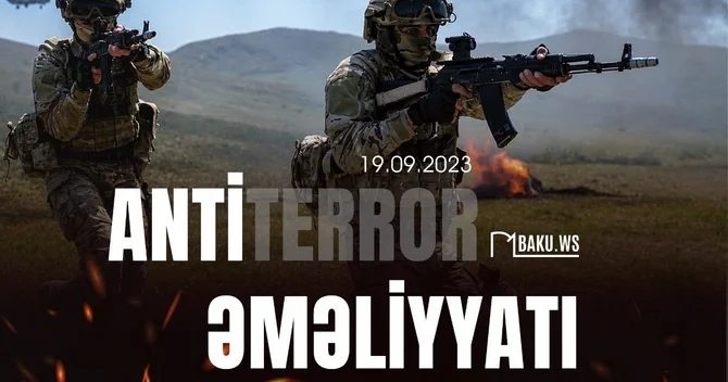 Azərbaycan Ordusunun Qarabağda keçirdiyi antiterror əməliyyatının ildönümüdür