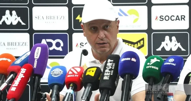 Neftçi nin baş məşqçisi Yuri Vernidub: Bizi qarşıda çətin oyunlar gözləyir