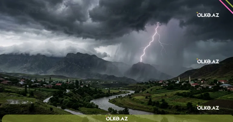 Yağış, şimşək, dolu SABAHIN HAVASI